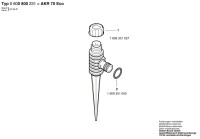 Bosch 0 600 800 231 AKR 70 ECO Spray Sprinkler Spare Parts